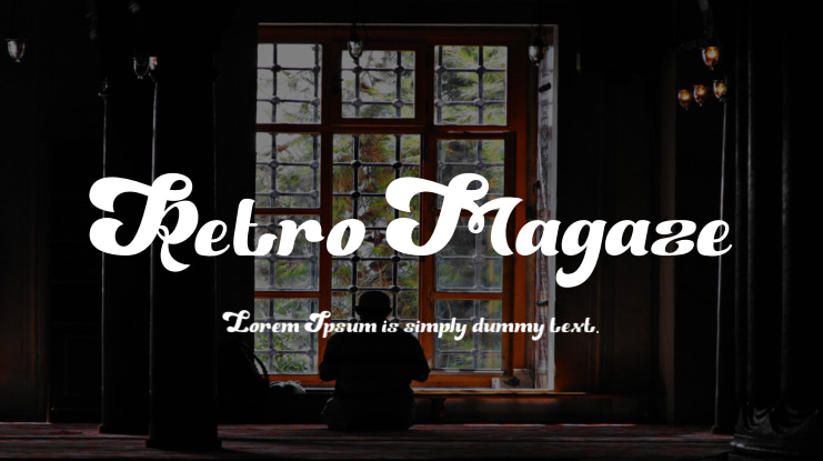 Retro Magaze Font