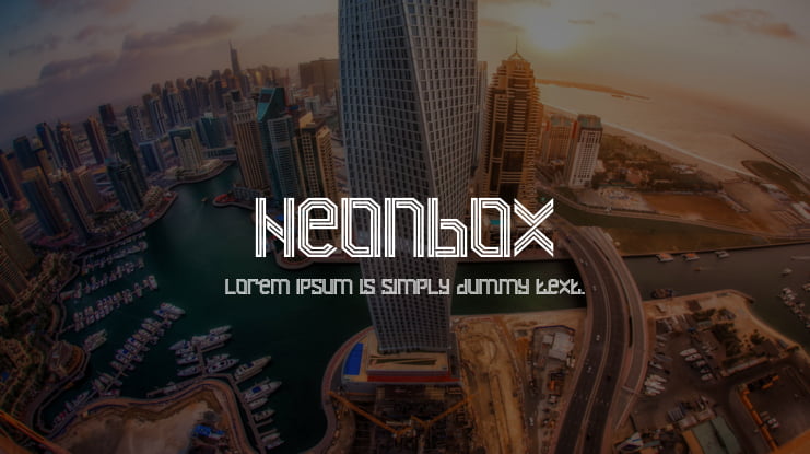Neonbox Font