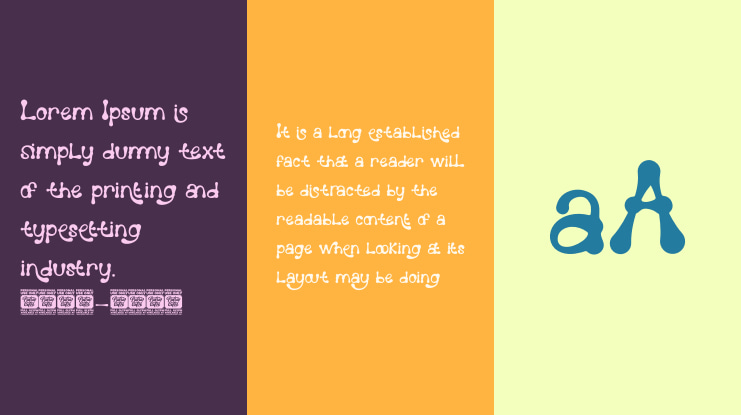 Melting Dessert Font