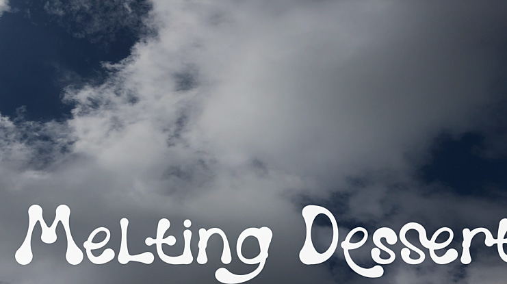 Melting Dessert Font