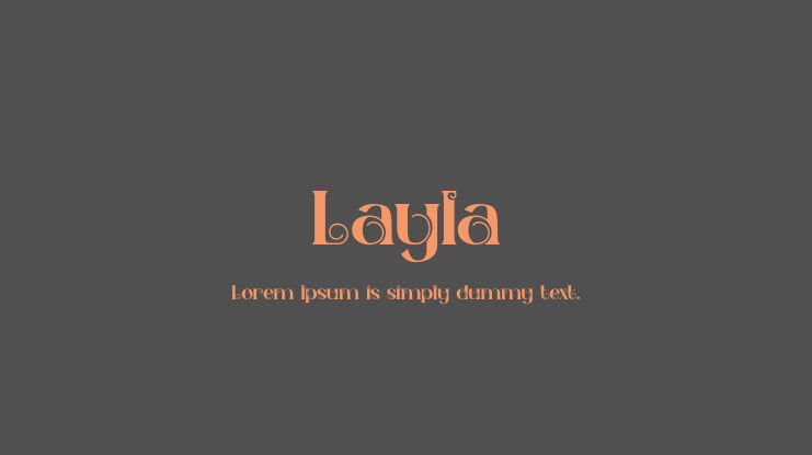 Layla Font