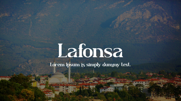 Lafonsa Font