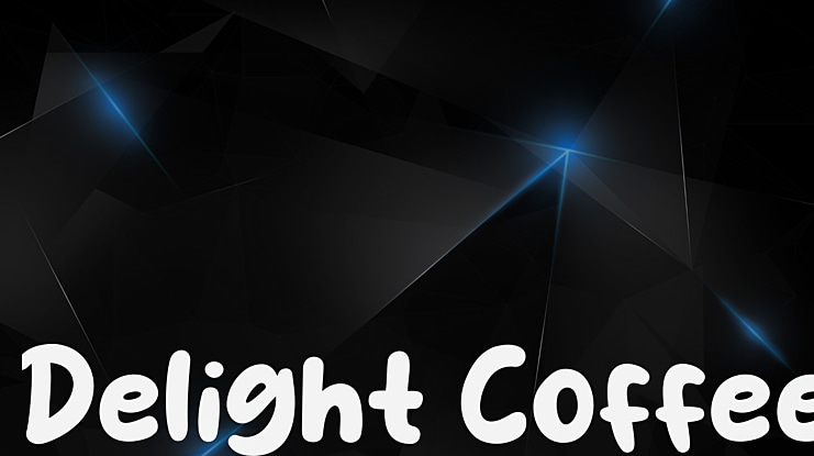 Delight Coffee Font