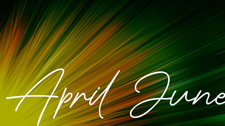 April June Font