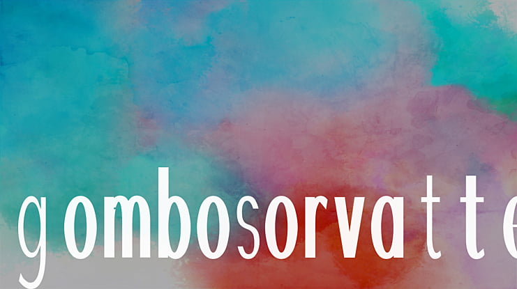 GlomboSorva Title Font Family