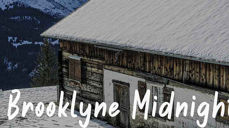 Brooklyne Midnight Font Family