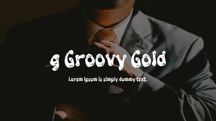 g Groovy Gold Font