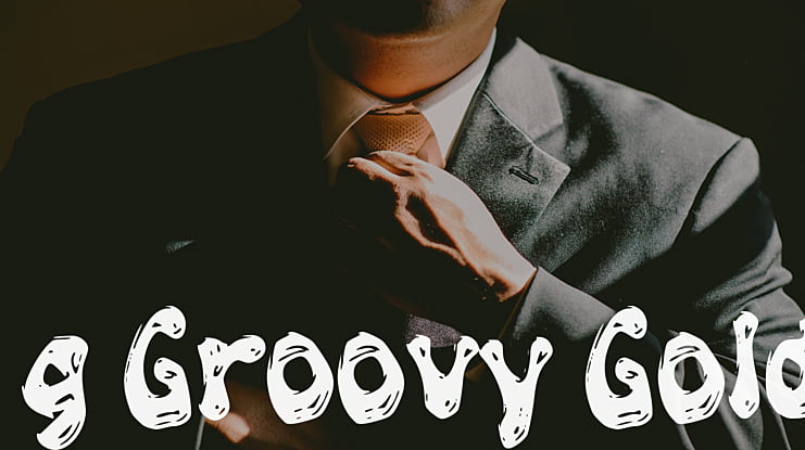 g Groovy Gold Font