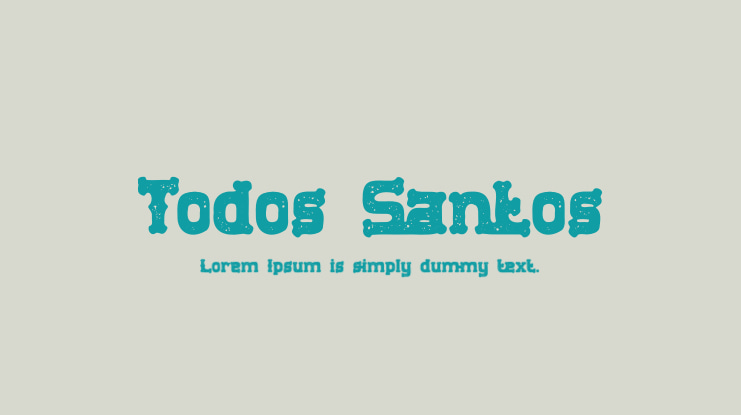 Todos Santos Font