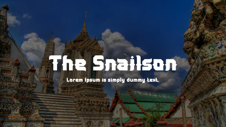 The Snailson Font