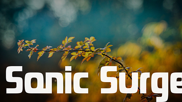 Sonic Surge Font