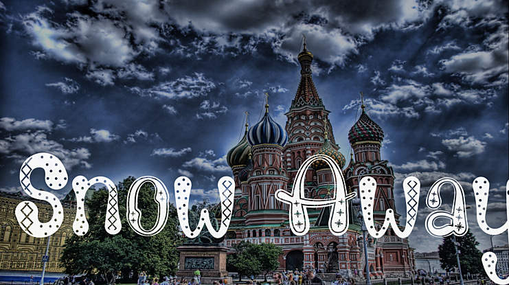 Snow Away Font