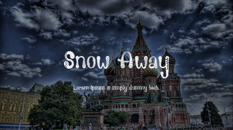 Snow Away Font