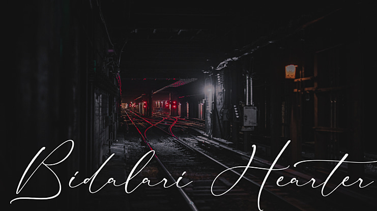 Bidalari Hearter Font