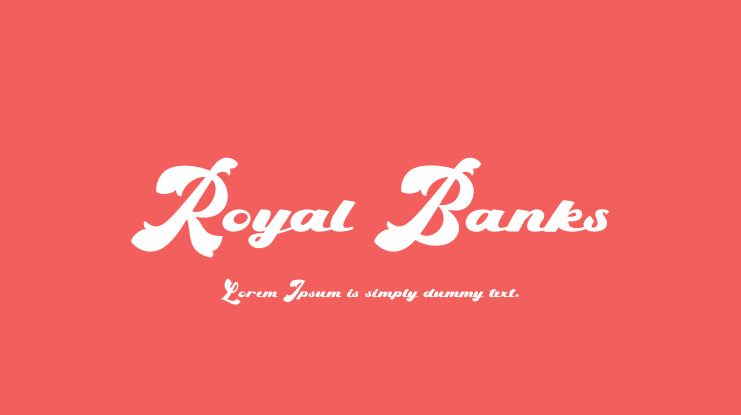 Royal Banks Font