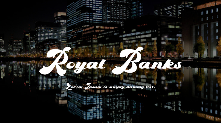 Royal Banks Font