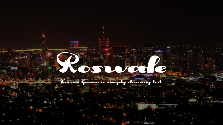 Roswale Font