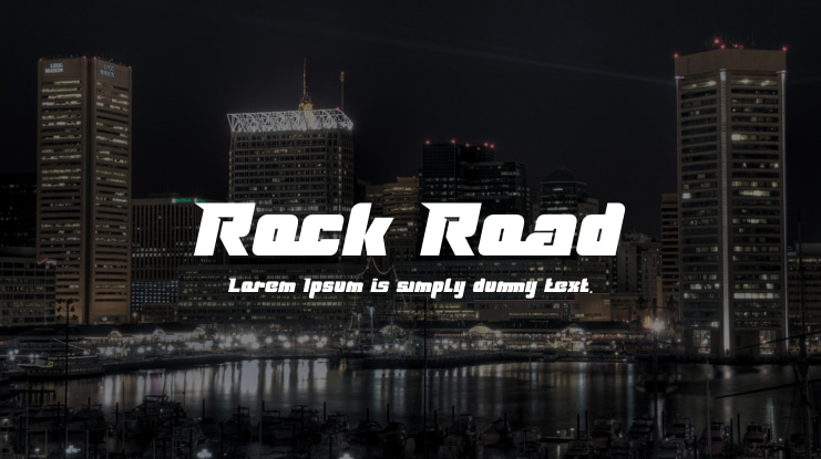 Rock Road Font