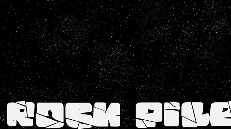 Rock Pile Font