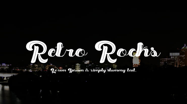 Retro Rocks Font