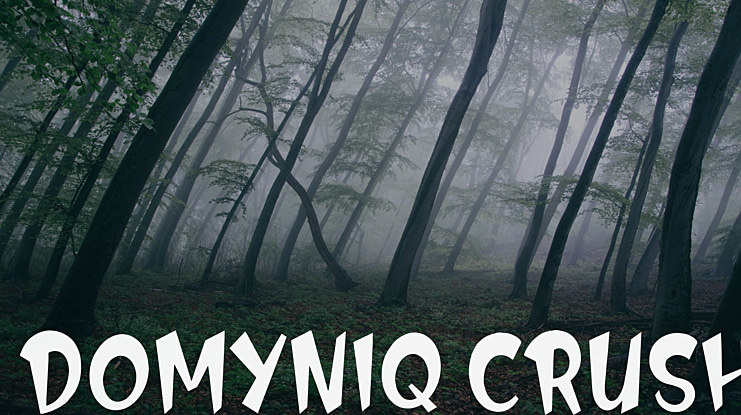 DOMYNIQ CRUSH Font