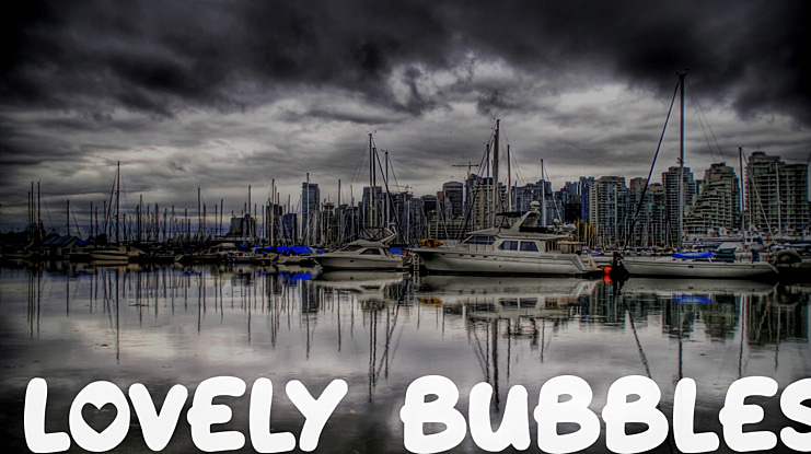 Lovely Bubbles Font Family
