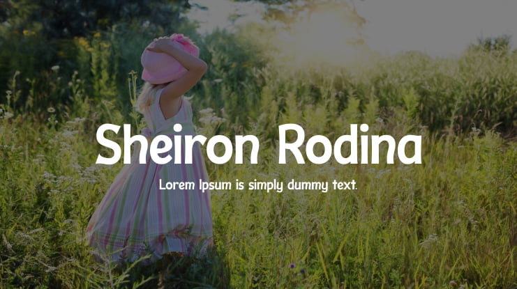 Sheiron Rodina Font