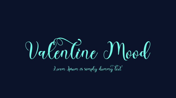 Valentine Mood Font