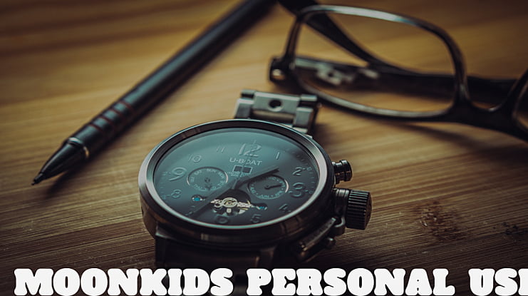 MOONKIDS PERSONAL USE Font