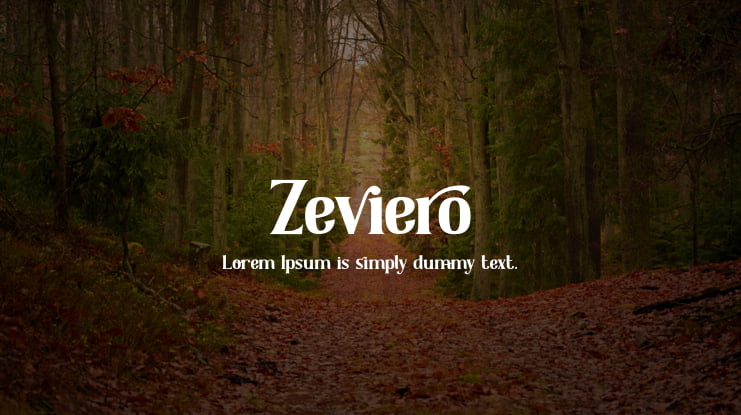 Zeviero Font