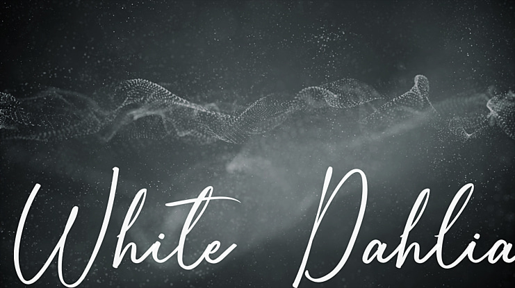 White Dahlia Font