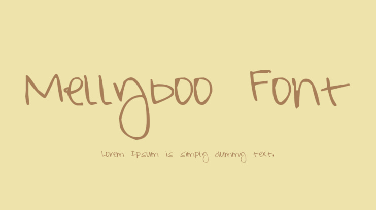 Mellyboo Font