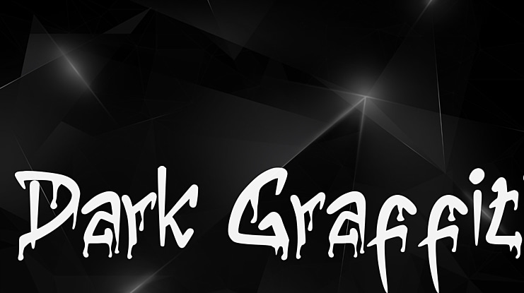 Dark Graffiti Font