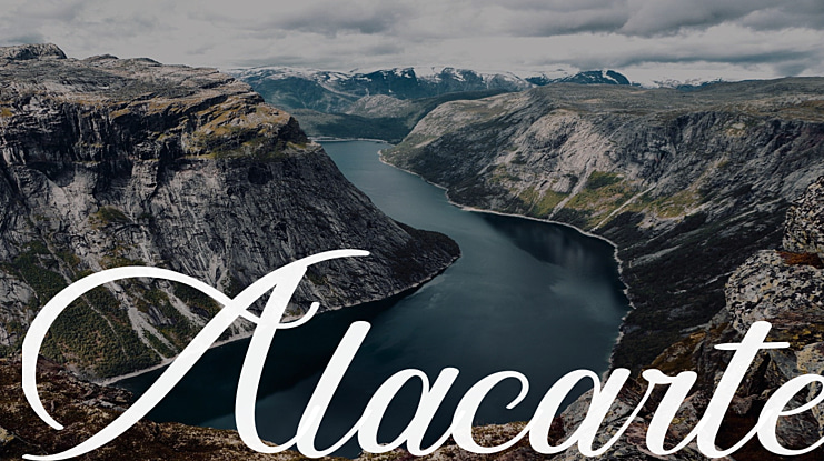 Alacarte Font