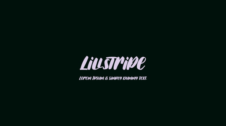 Lillstripe Font