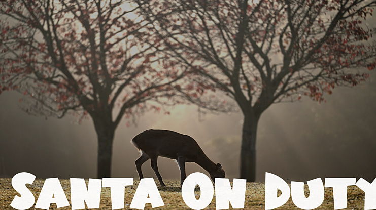 Santa On Duty Font