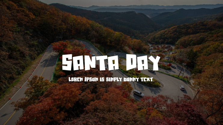 Santa Day Font