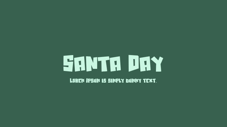 Santa Day Font