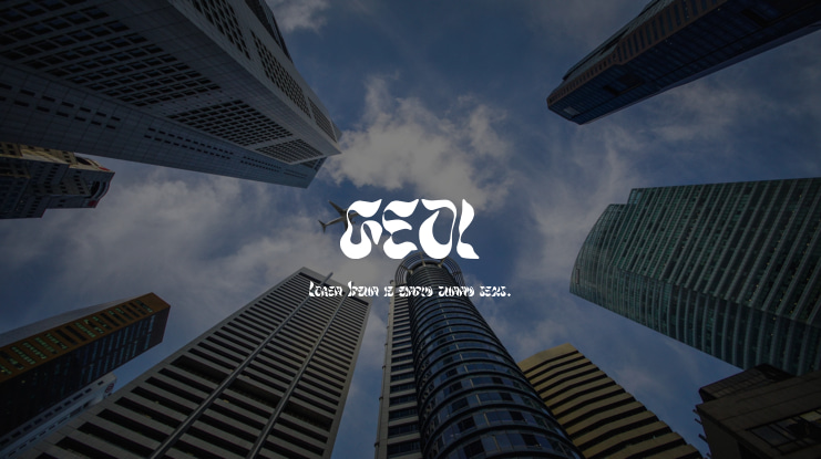 GEOL Font