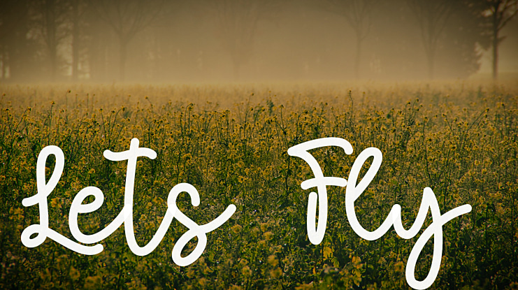 Lets Fly 1 Font Family