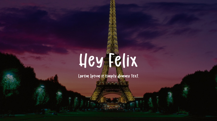 Hey Felix Font