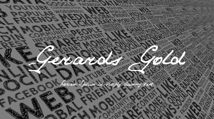 Gerards Gold Font