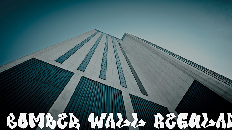 Bomber Wall Font