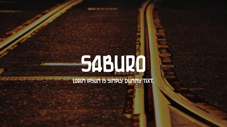 Saburo Font