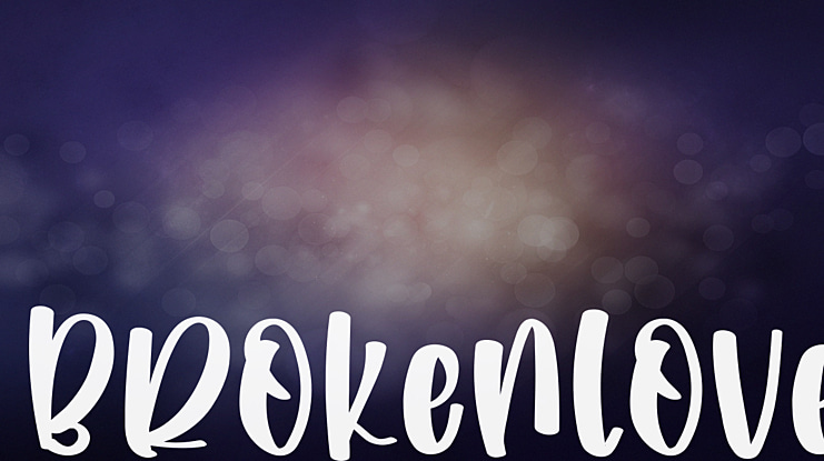 Brokenlove Font