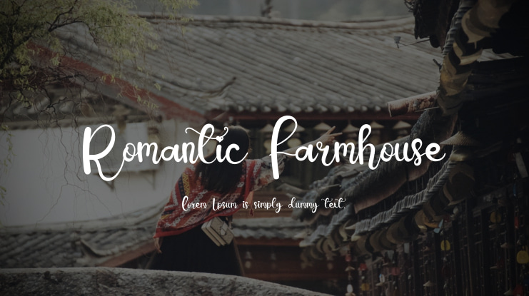 Romantic Farmhouse Font