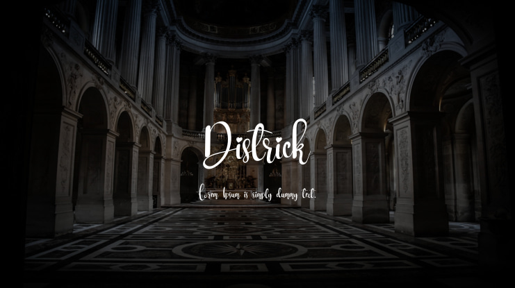 Districk Font