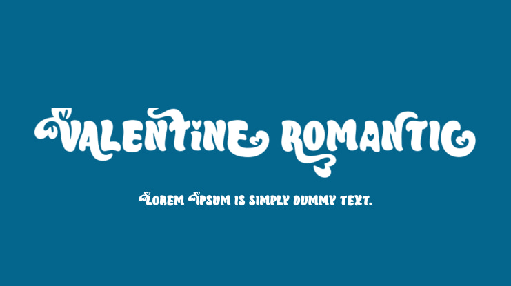 Valentine Romantic Font