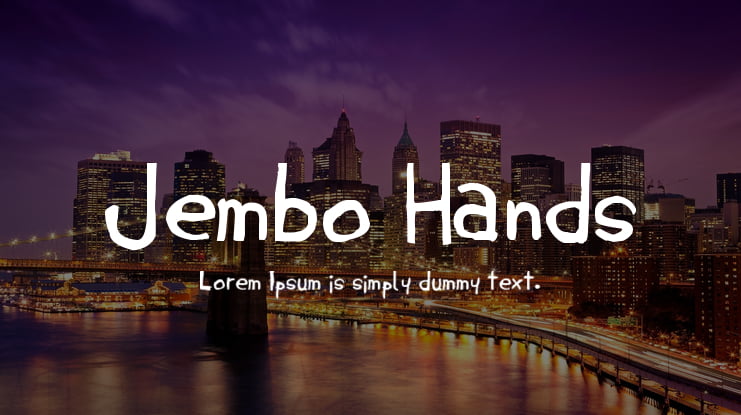 Jembo Hands Font