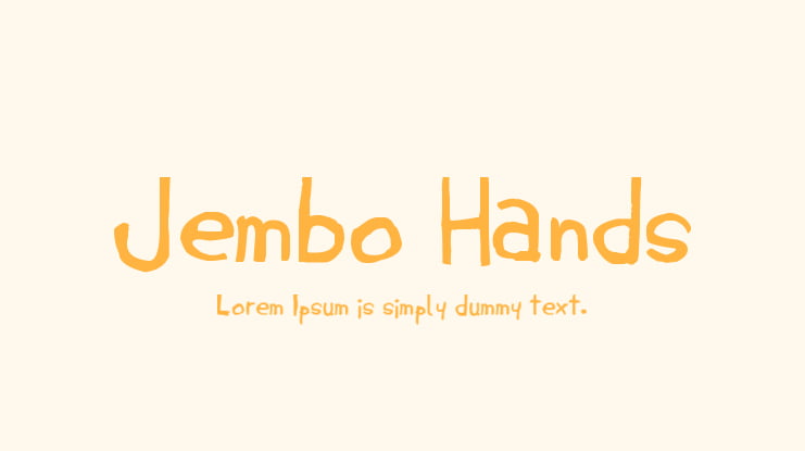 Jembo Hands Font